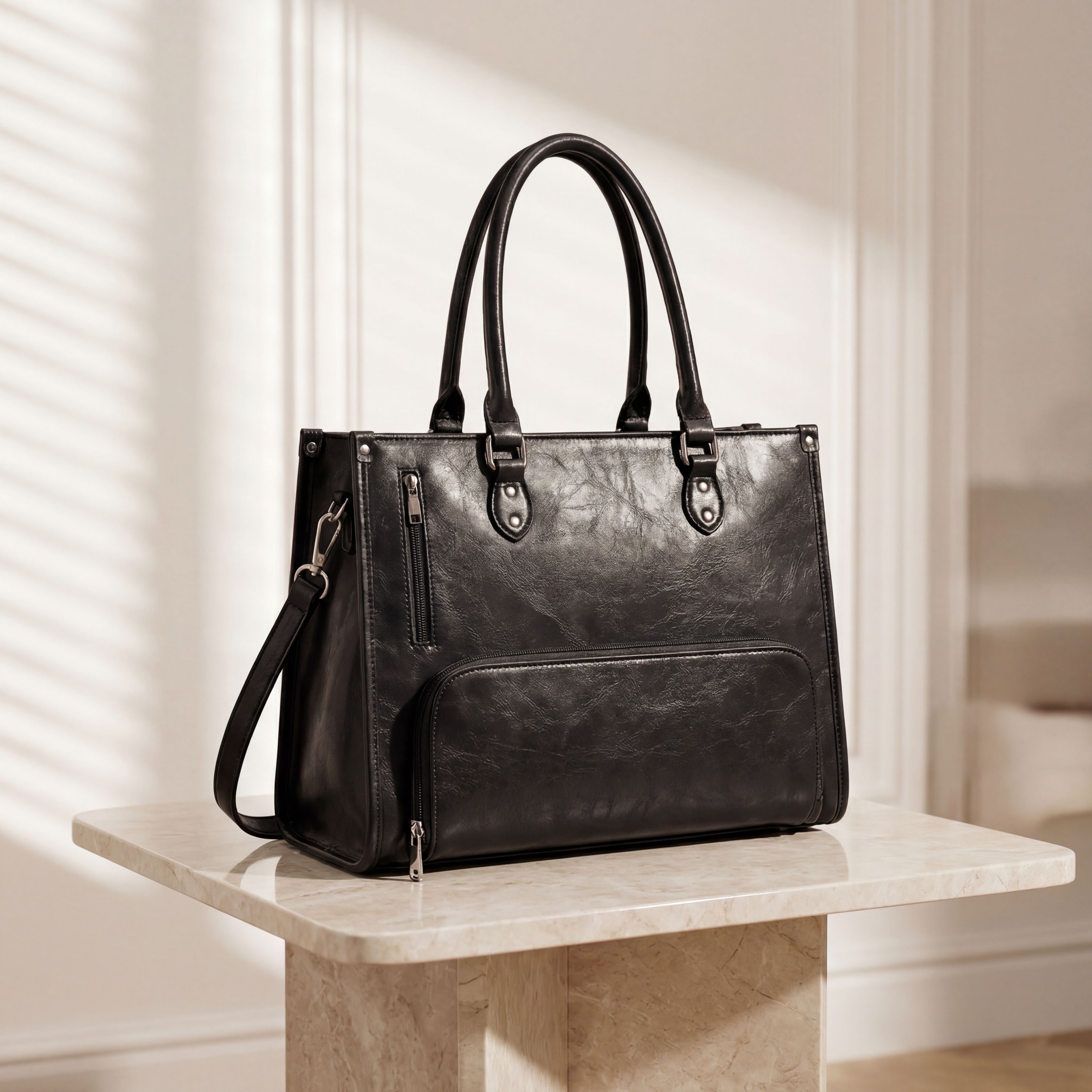 The "Aura" Versatile Tote | Integrated Thermal-Shield & Executive Craftsmanship