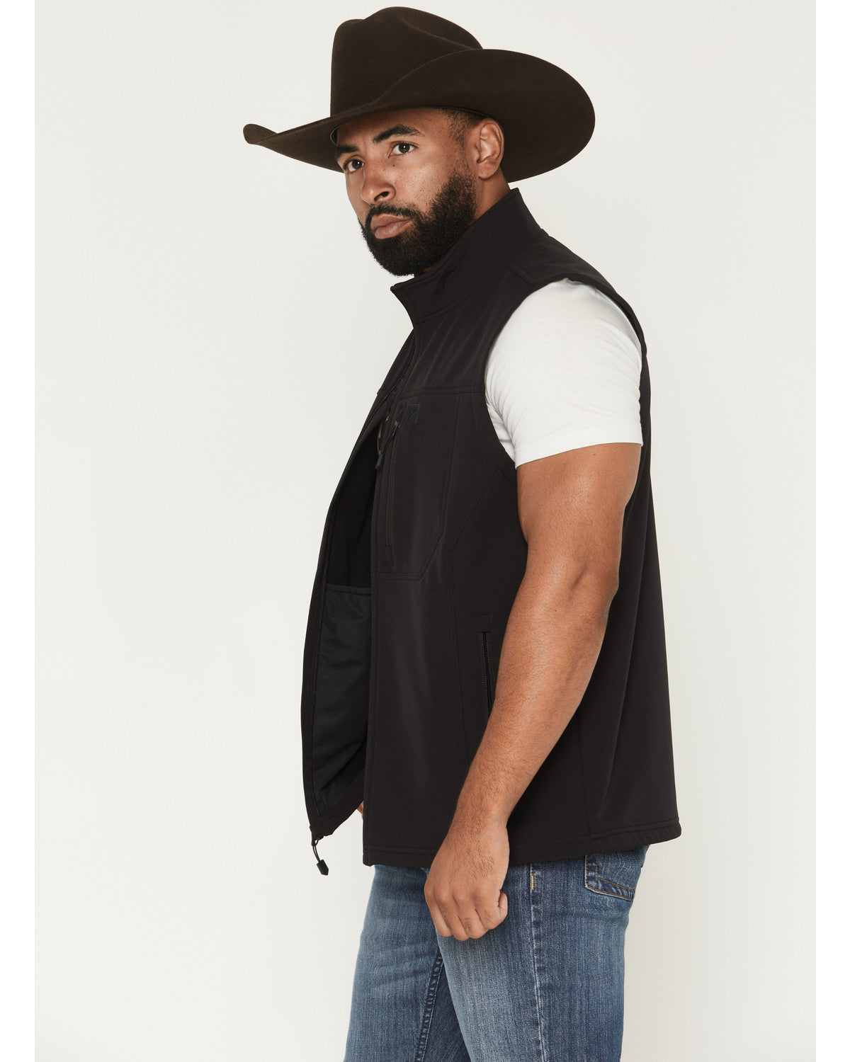RANK 45 Men's Ralington Softshell Vest - Tall
