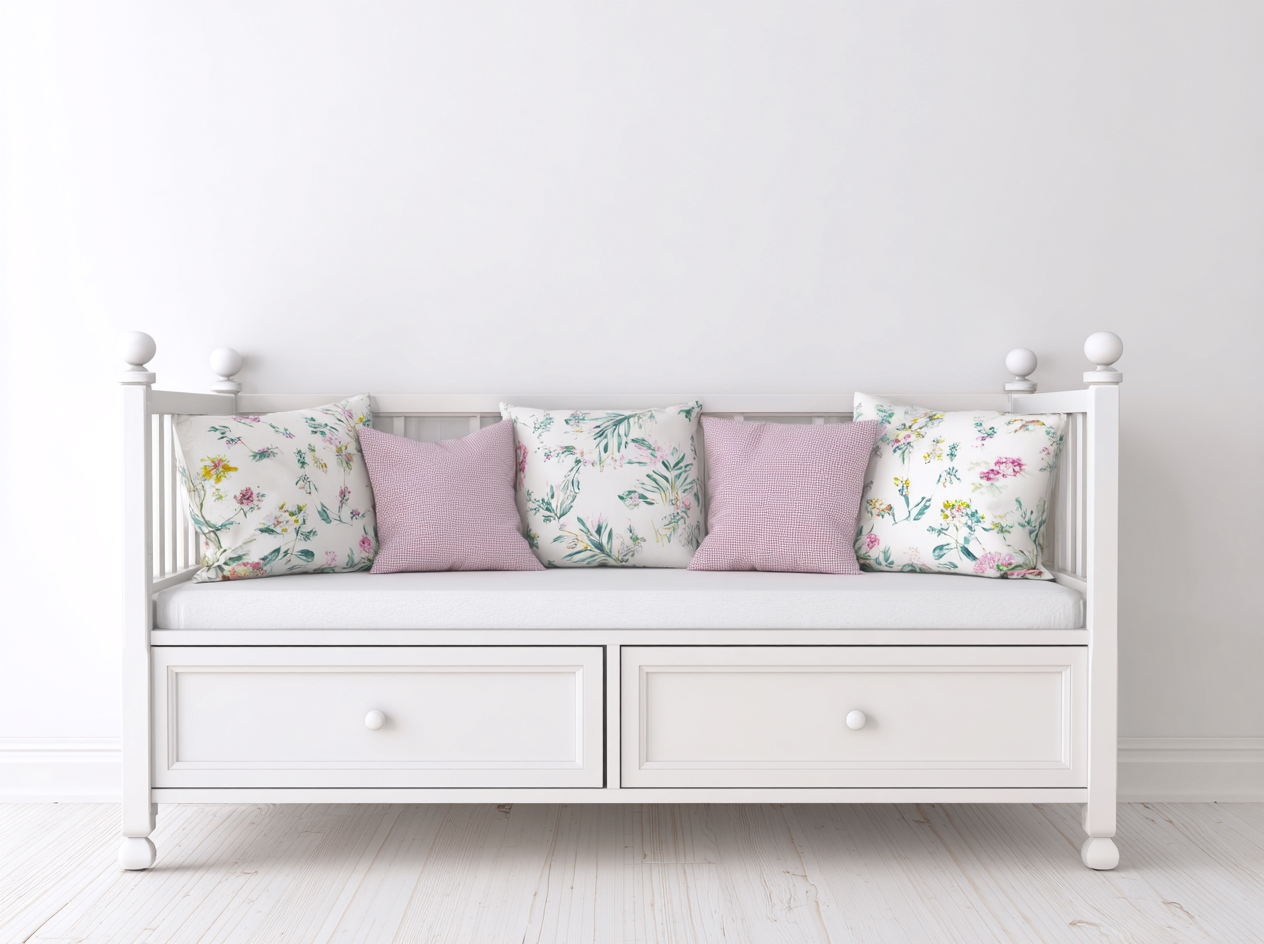 Sofás cama con cajones 200x90x90 cm - blanco - diseño funcional para dormitorio o salón-Bamboouppad