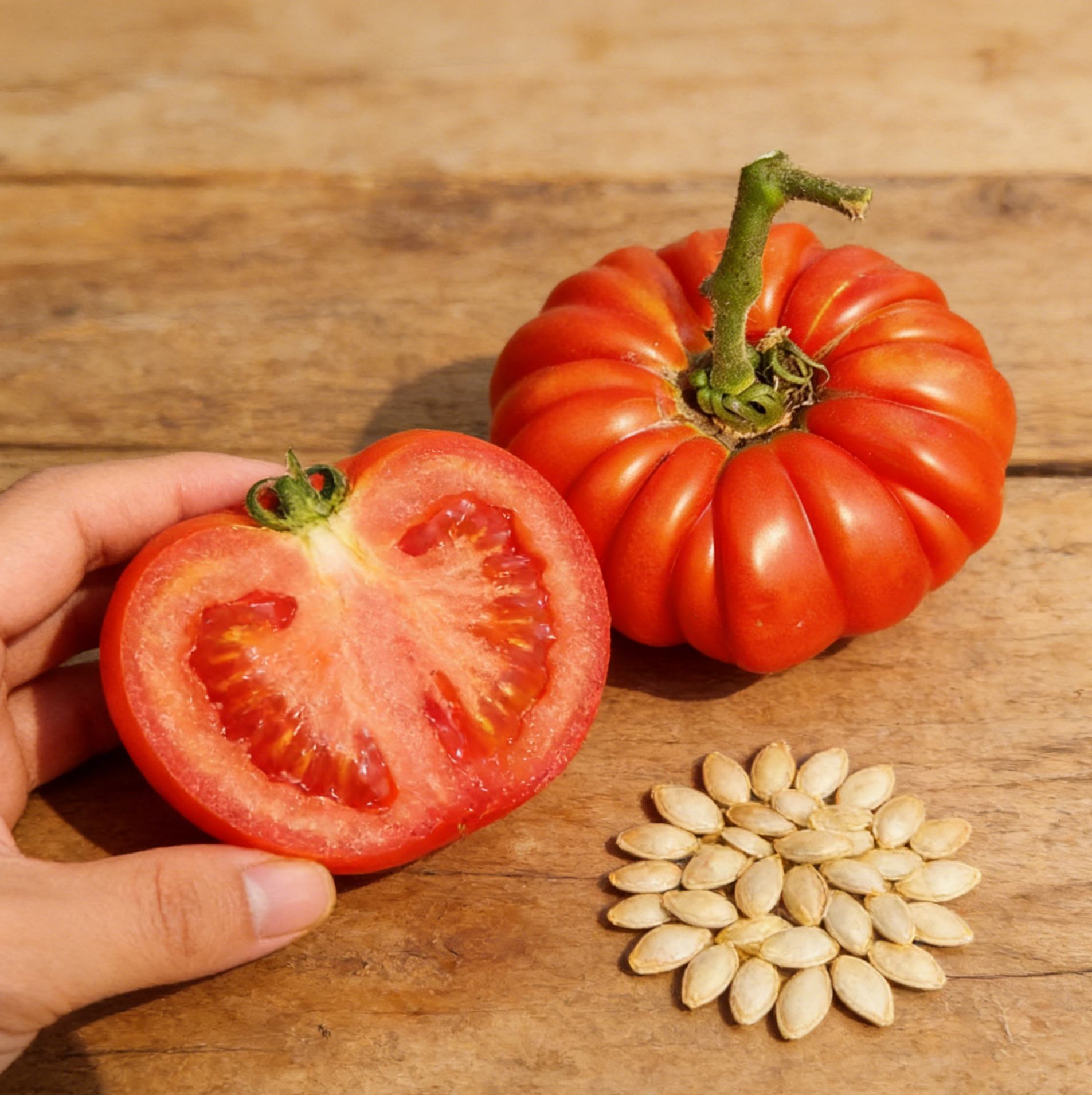 🏆 Sprzedano ponad 75 000 opakowań!🍅 -50% Zniżka 🔥 POMIDOR HYBRYDOWY "RUBY MONSTER" – OKAZJA!(Ograniczona czasowo: nawóz gratis)