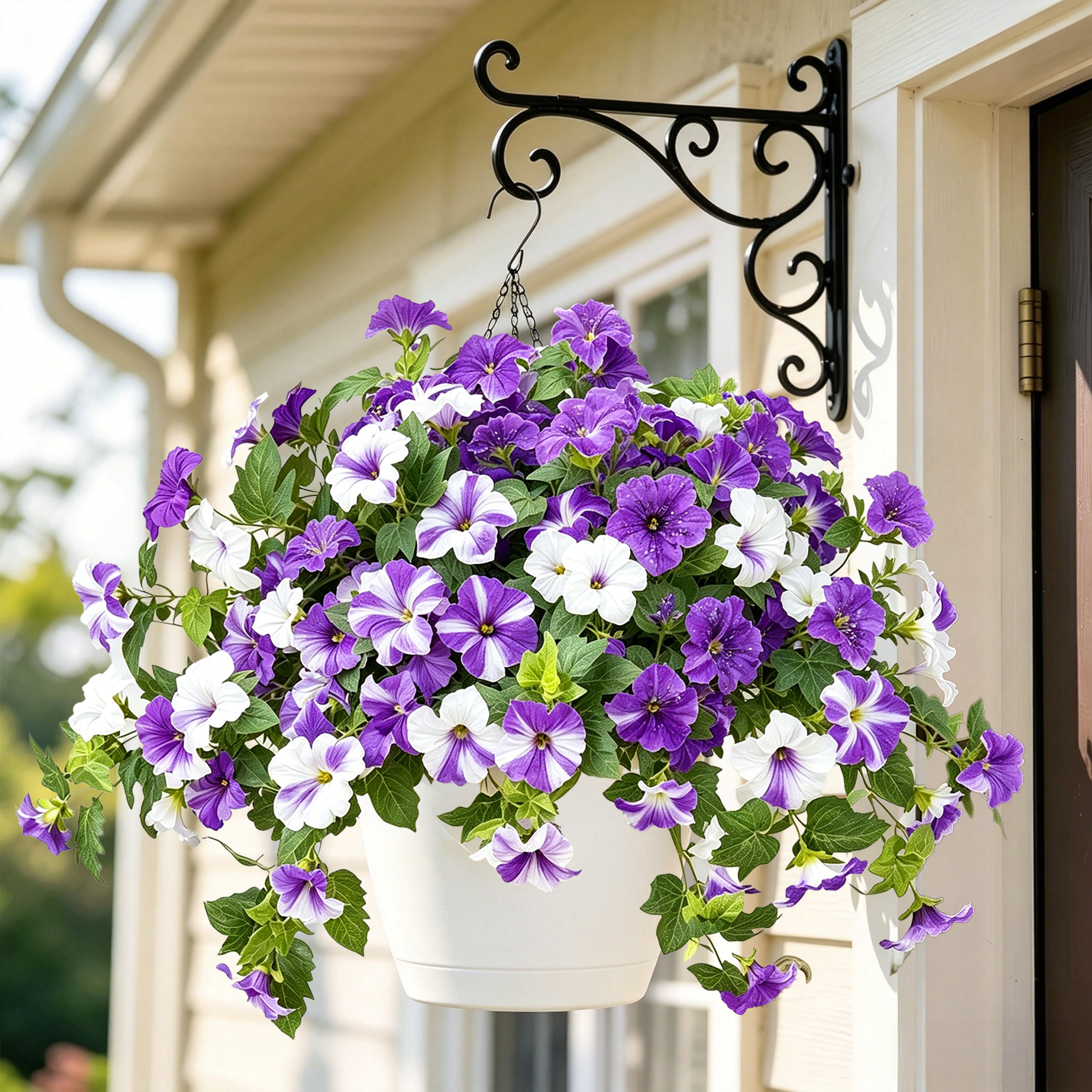🔥Last Day 70% OFF🔥UV Resistant Faux Petunia Flowers – Fade-Proof Outdoor Floral Decor