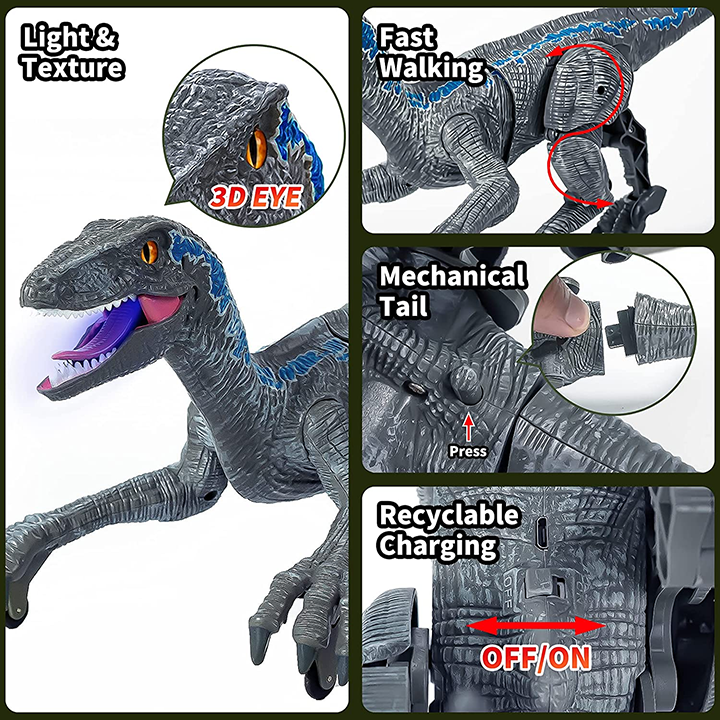 2023 Optimal Children Gifts Realistic Remote Control Dinosaurs(Buy 2 Free Shipping)