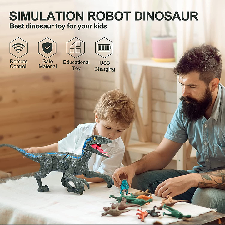 2023 Optimal Children Gifts Realistic Remote Control Dinosaurs(Buy 2 Free Shipping)