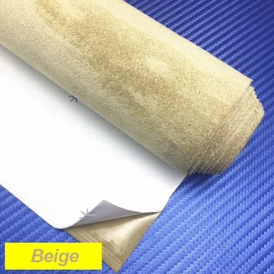 Microfiber Suede Fabric self Adhesive car Wrapping Film Imitation Leat