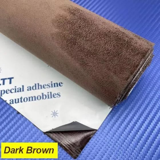 Microfiber Suede Fabric self Adhesive car Wrapping Film Imitation Leat