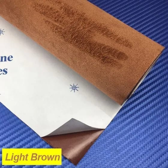 Microfiber Suede Fabric self Adhesive car Wrapping Film Imitation Leat