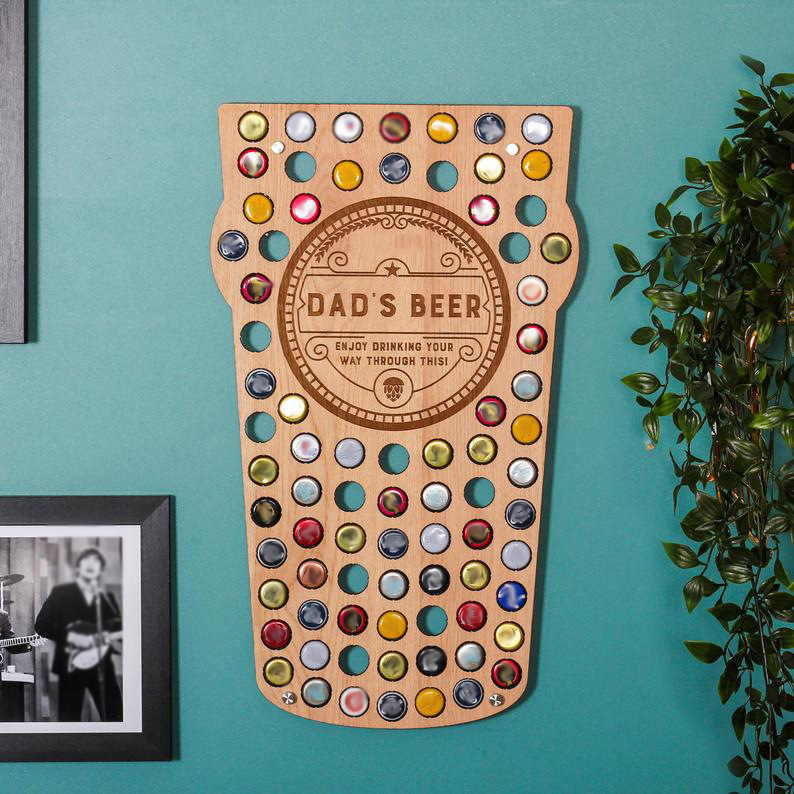 🎁The Best Father's Day Gift🎁 - Beer cap bottle shape wall hanging