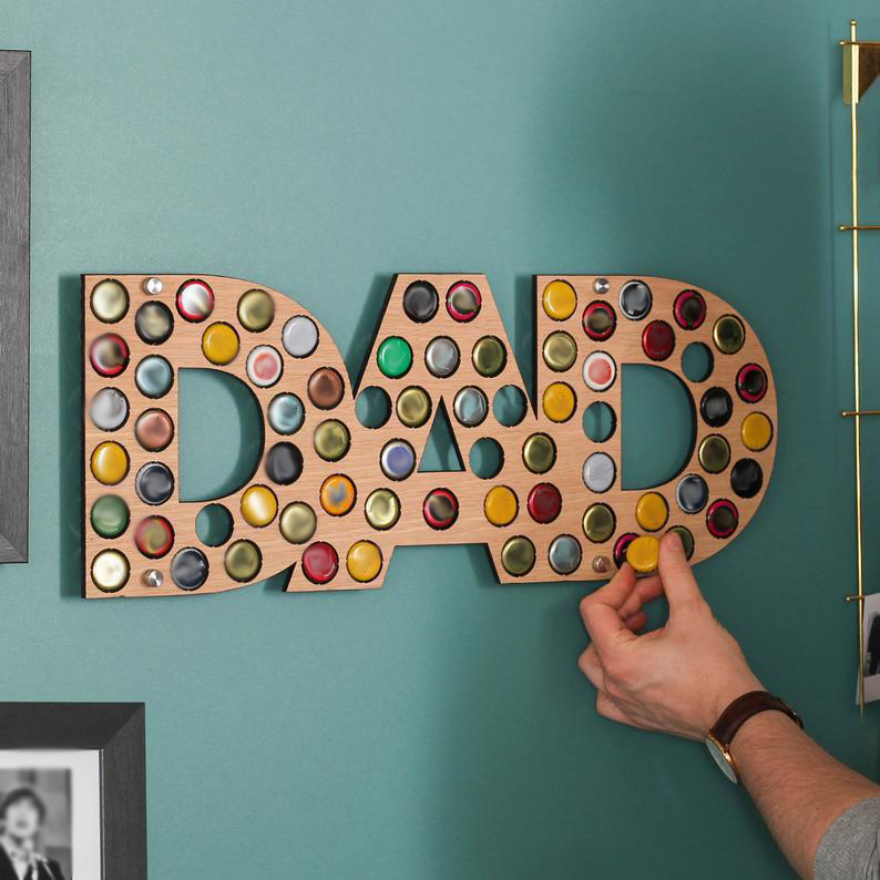 🎁The Best Father's Day Gift🎁 - Beer cap bottle shape wall hanging