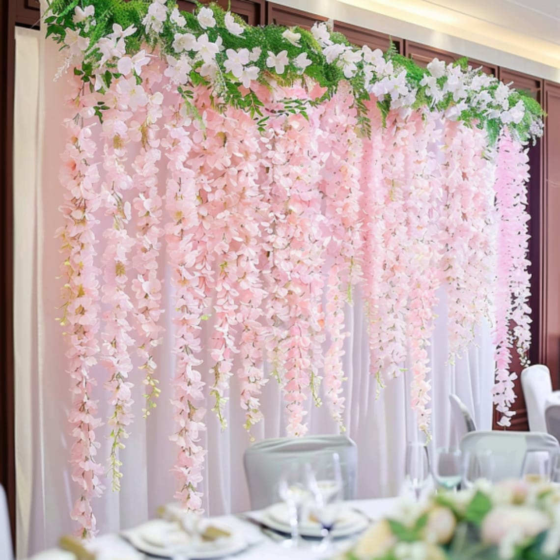 💥2024 HOT SALE🌸No Maintenance, Pruning or Watering! UV Resistant Lifelike Artificial Wisteria Flower