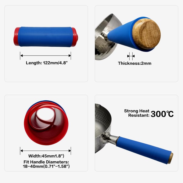 Silicone Thermal Insulation Handle Cover Sleeve