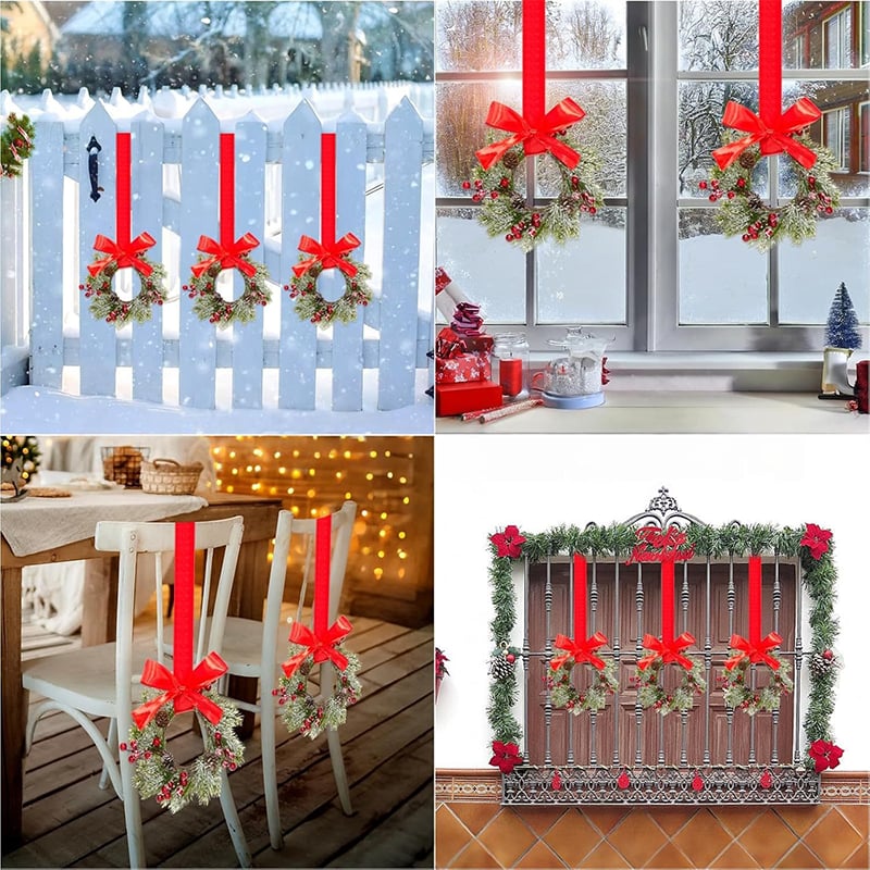 Hot Sale⚡ 50K+ SOLD! Almost Gone-💥🎁Christmas Mini Window Wreaths