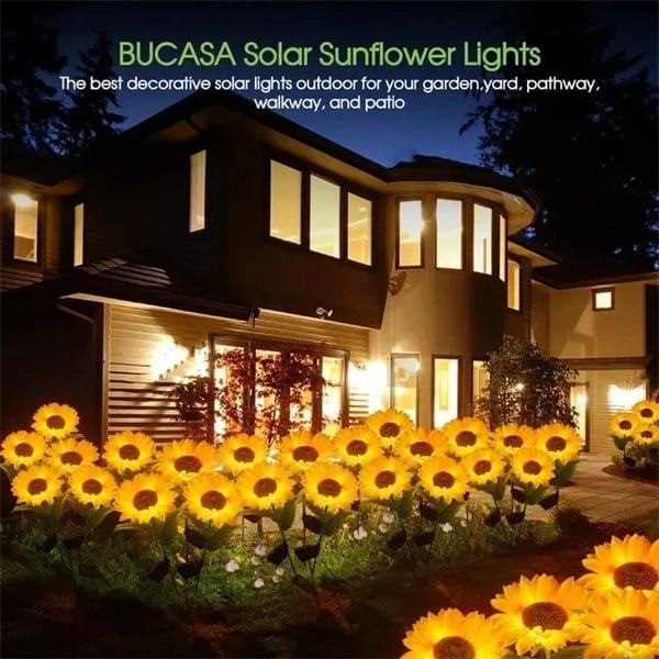 🌻2025 Spring Hot Sale🔥🔥Waterproof Solar Sunflower Light