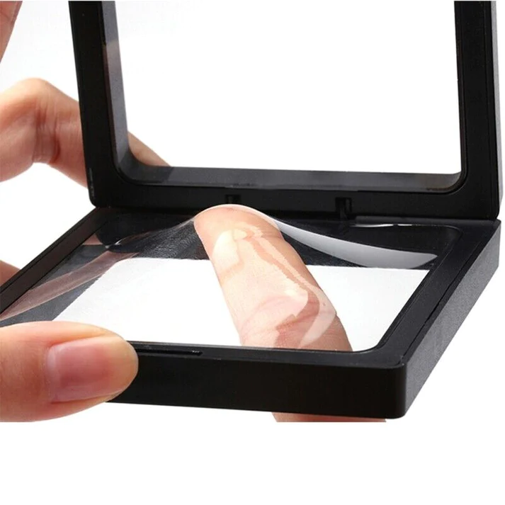3D Floating Frame Display Holder Stands Storage Box