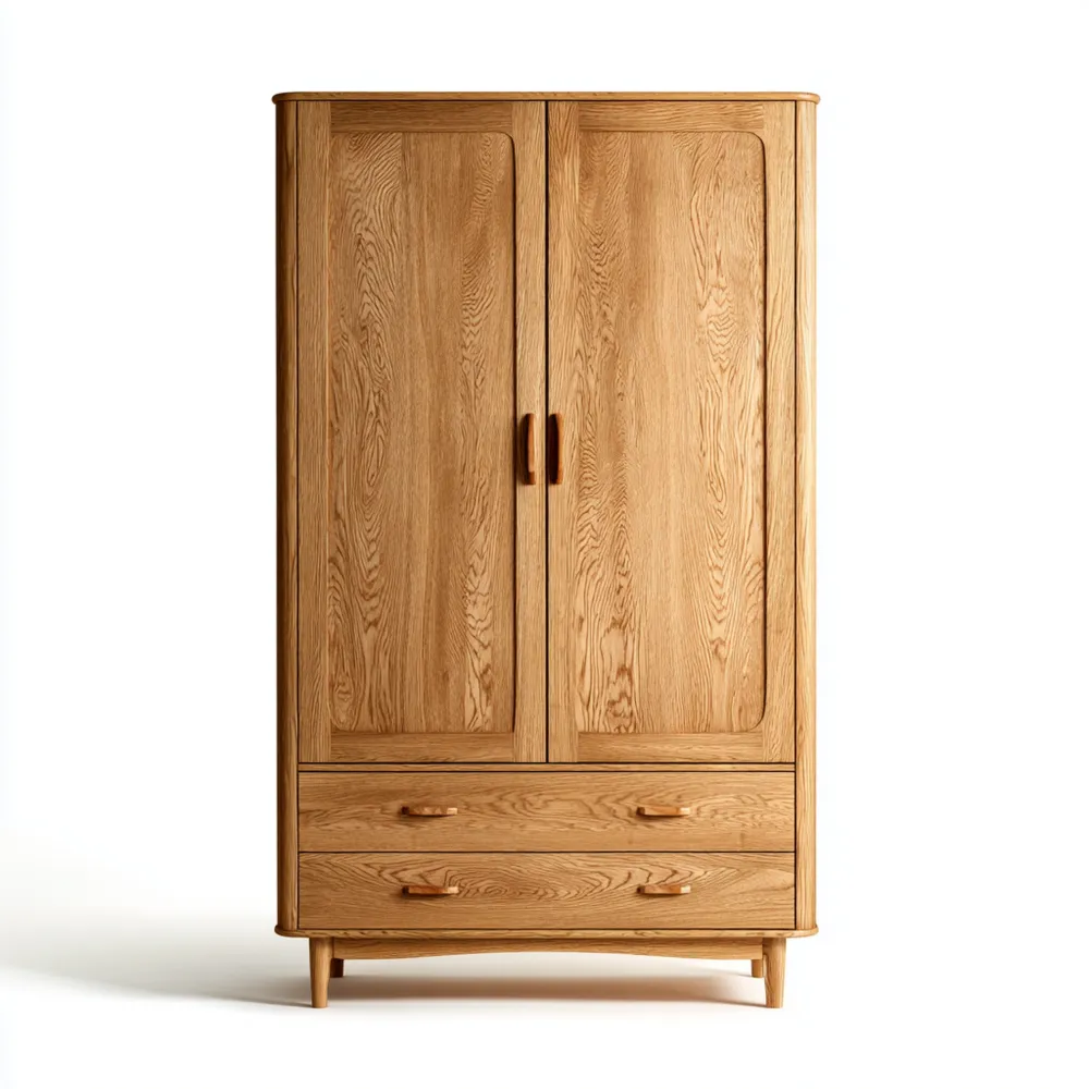 Armario de Madera de Roble 180x90x50 cm - Diseño Clásico