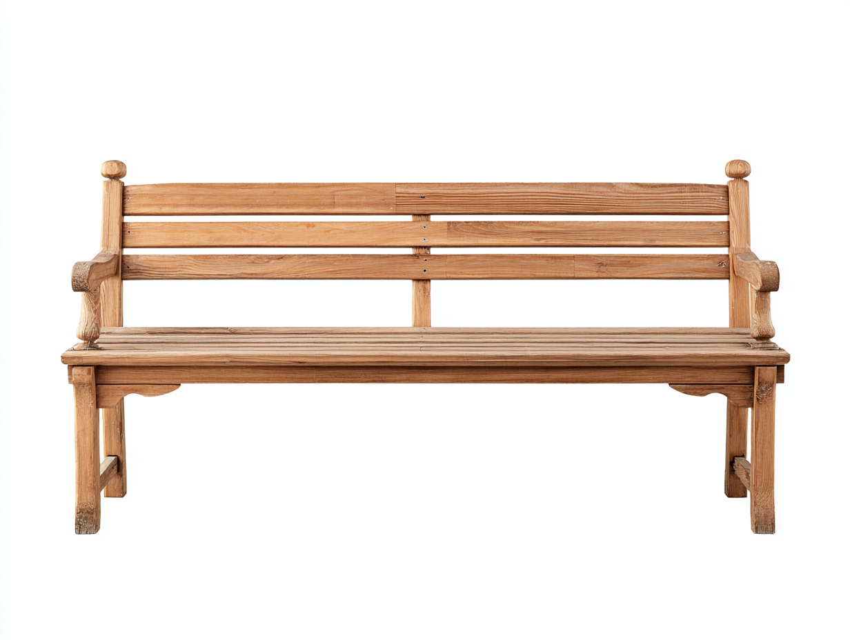 Gartenbank Massivholz 150x55x90 cm - Natur - Klassisches Design für Garten und Terrasse-Loftgetmart