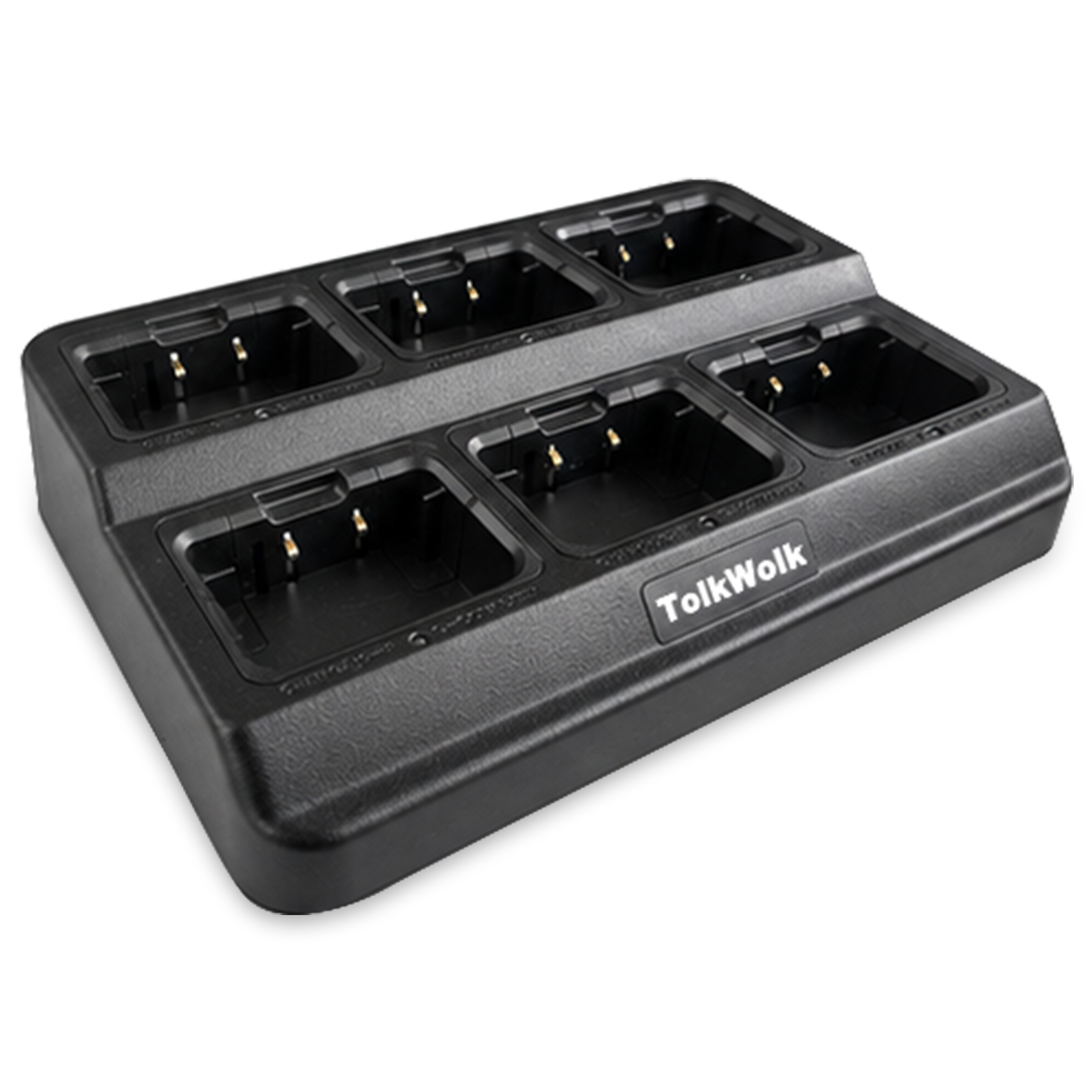 TolkWolk 6-Bay Multi-Unit Charger Station for G16 Walkie Talkies
