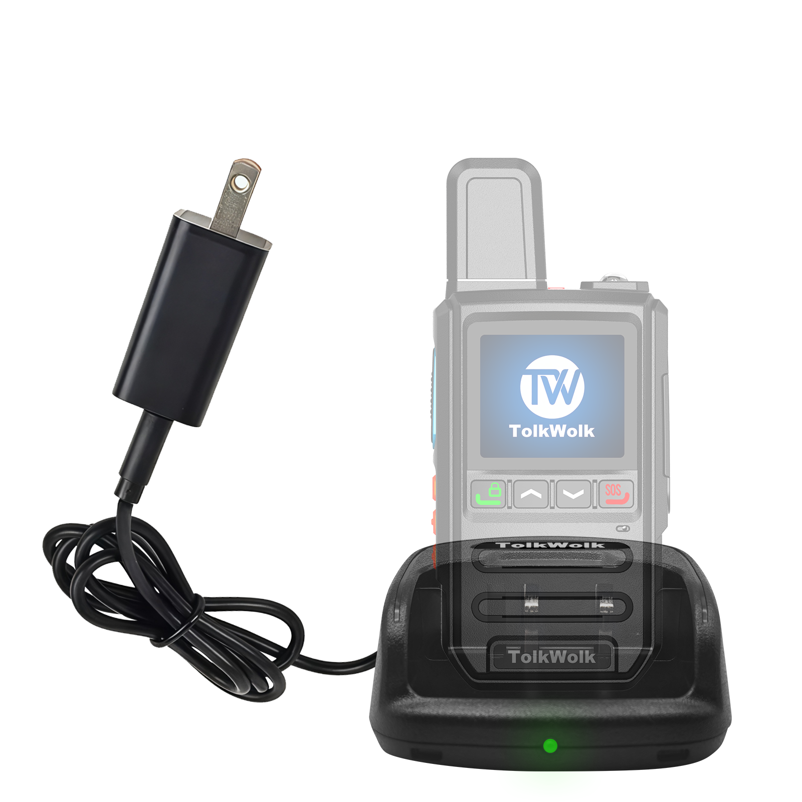 TolkWolk G16 Desktop Charging Dock Base - Fast & Stable Charging Station for G16 Walkie Talkie