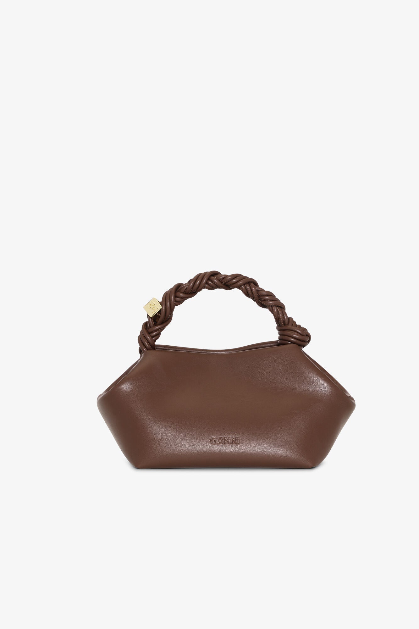BROWN SMALL GANNI BOU BAG