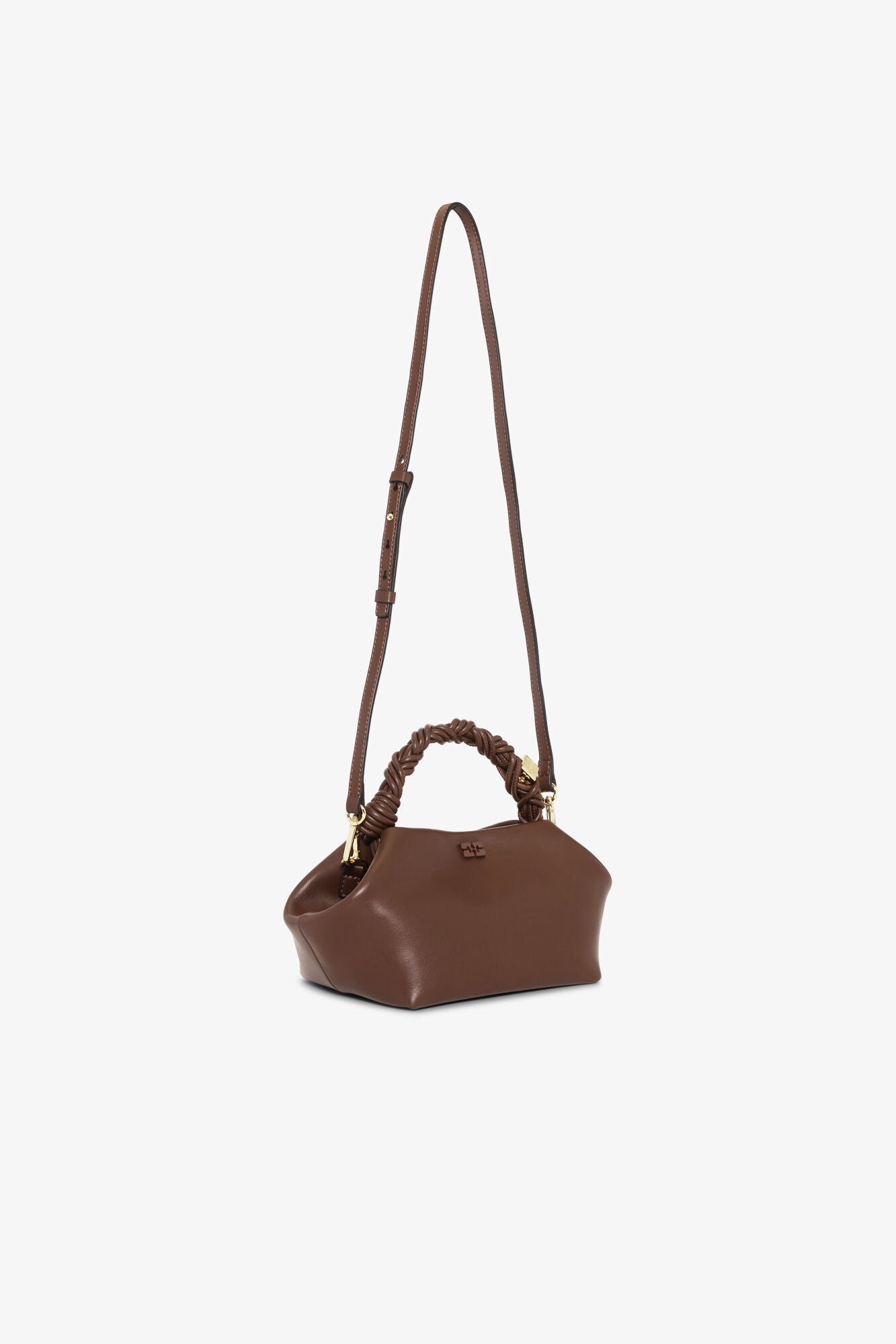 BROWN SMALL GANNI BOU BAG