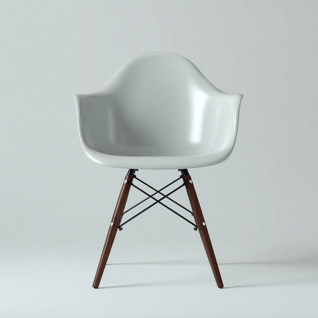Chaise de salle à manger avec accoudoirs en plastique 52x55x83 cm - blanc - design moderne pour salle à manger-Luxeuply