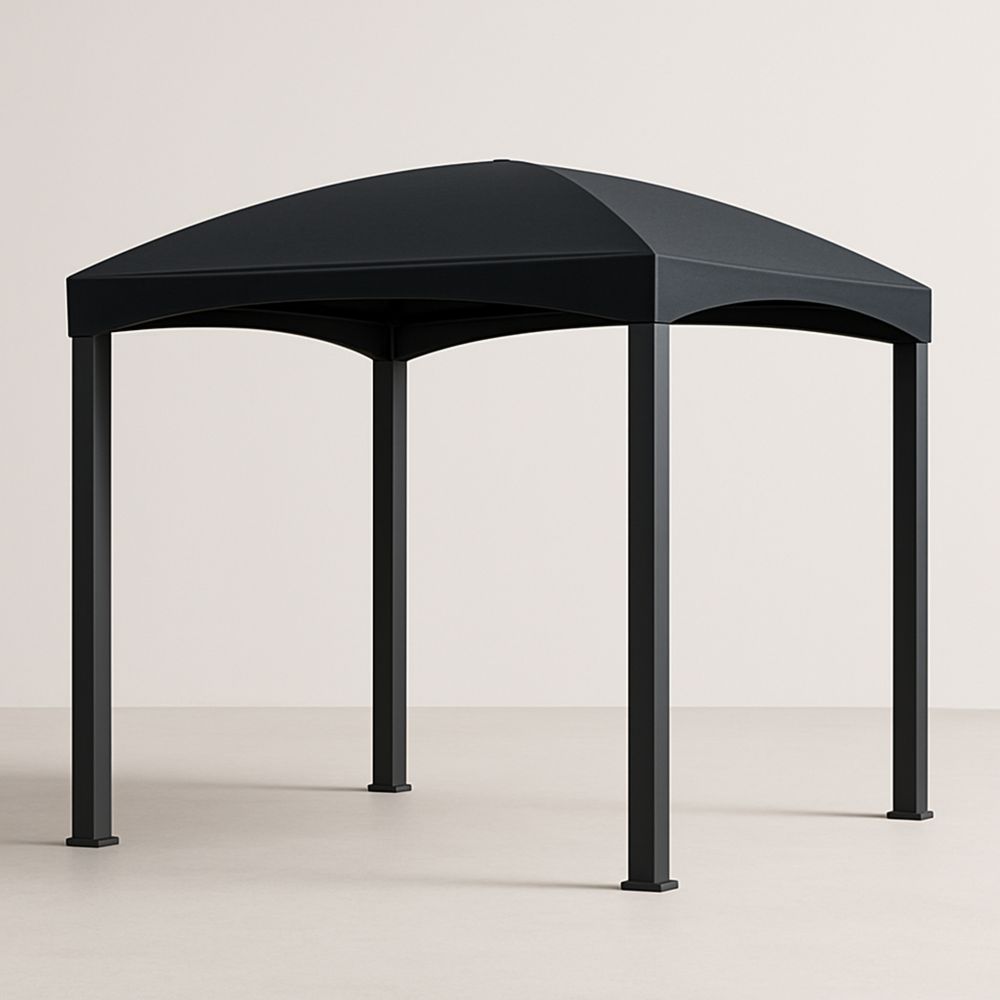 Pawilon stalowy czarny 300x300 cm