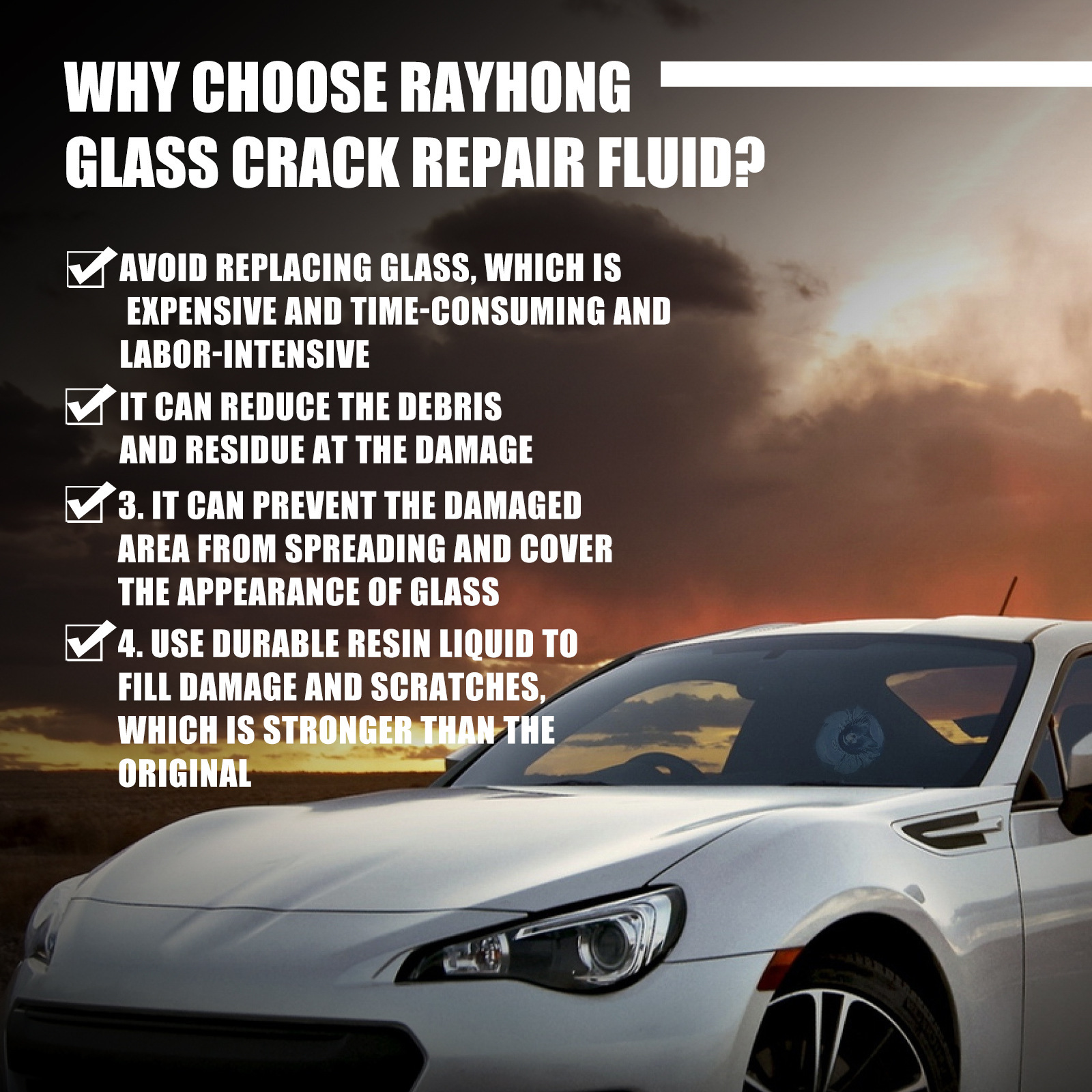 🔥50% off on the last day🔥Glass Crack Repair Agent