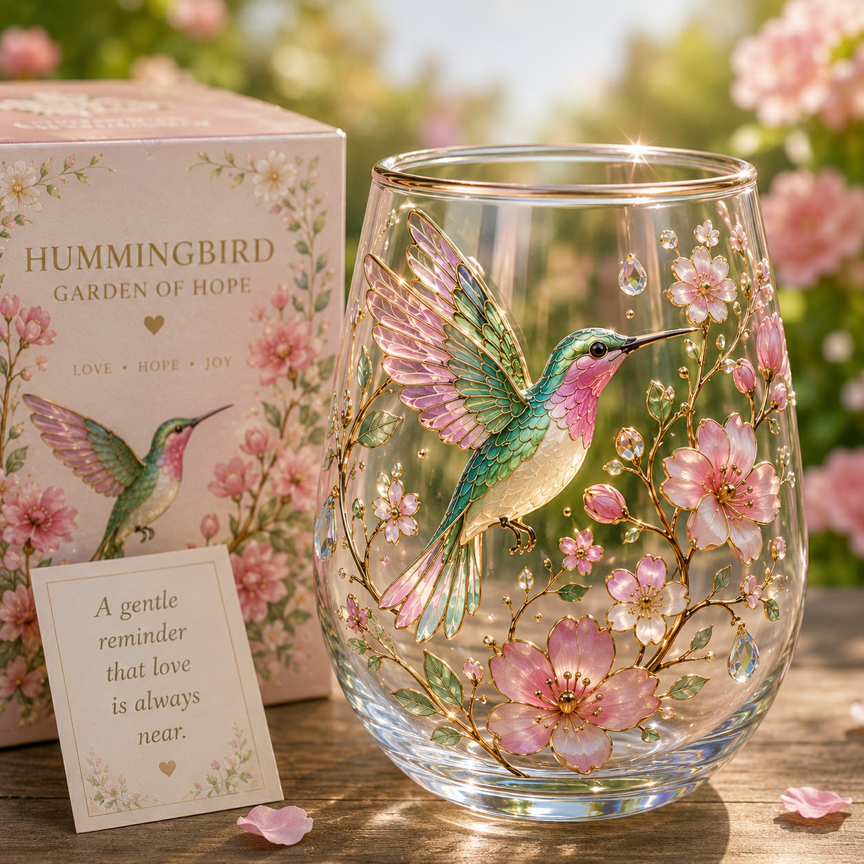 🌸Limited Edition 2026 Hummingbird Morning Bliss Glass cup☕️