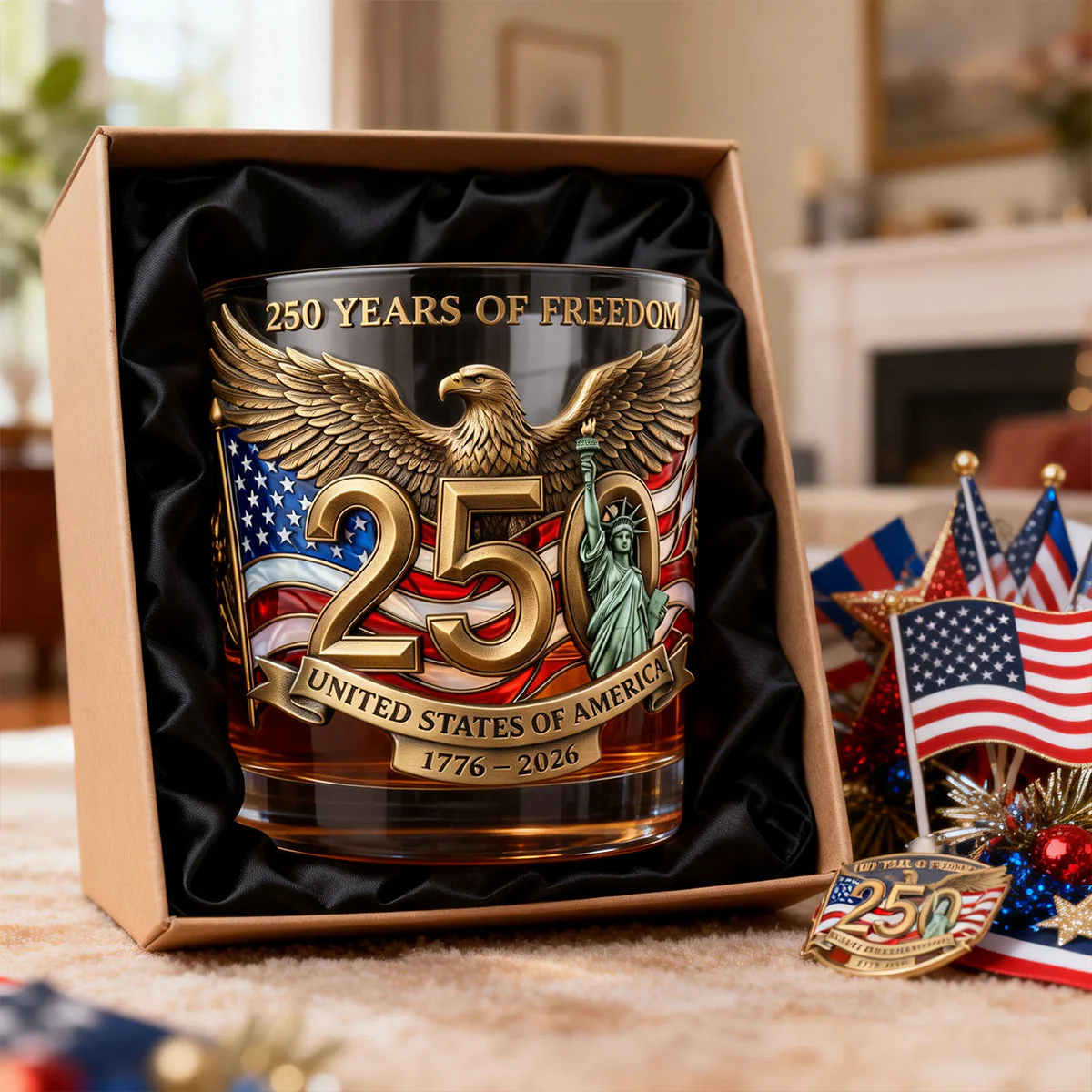 🔥New Arrivals for 2026🔥250th Anniversary American Whiskey Glass