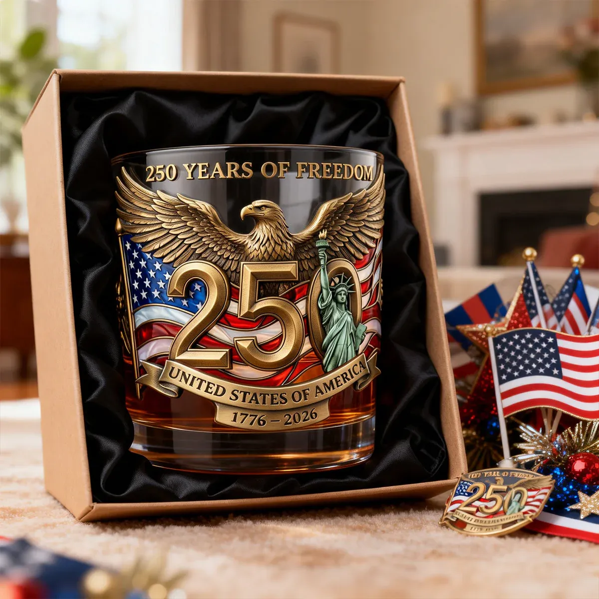 🔥New Arrivals for 2026🔥250th Anniversary American Whiskey Glass