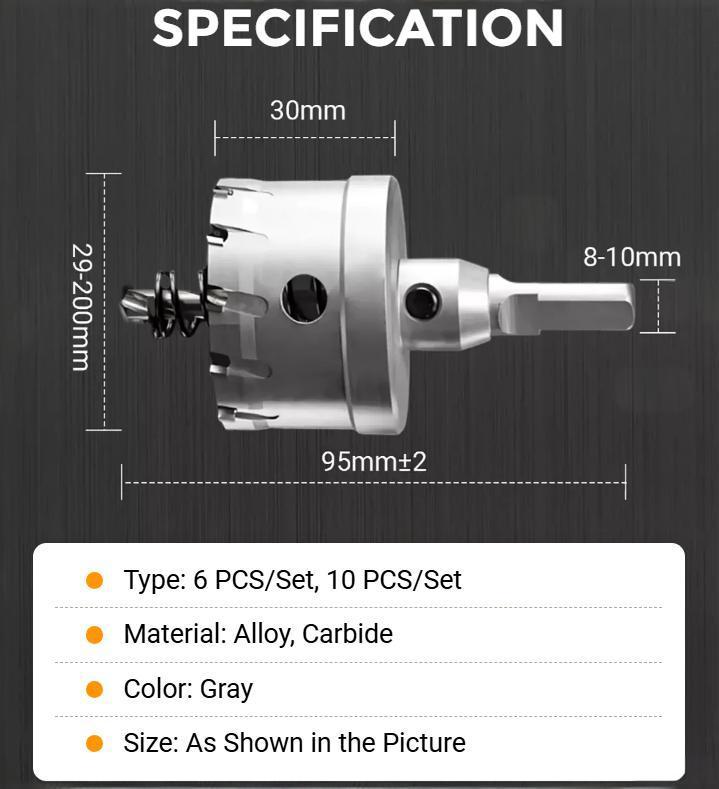 HEAVY DUTY HOLE SAW KIT