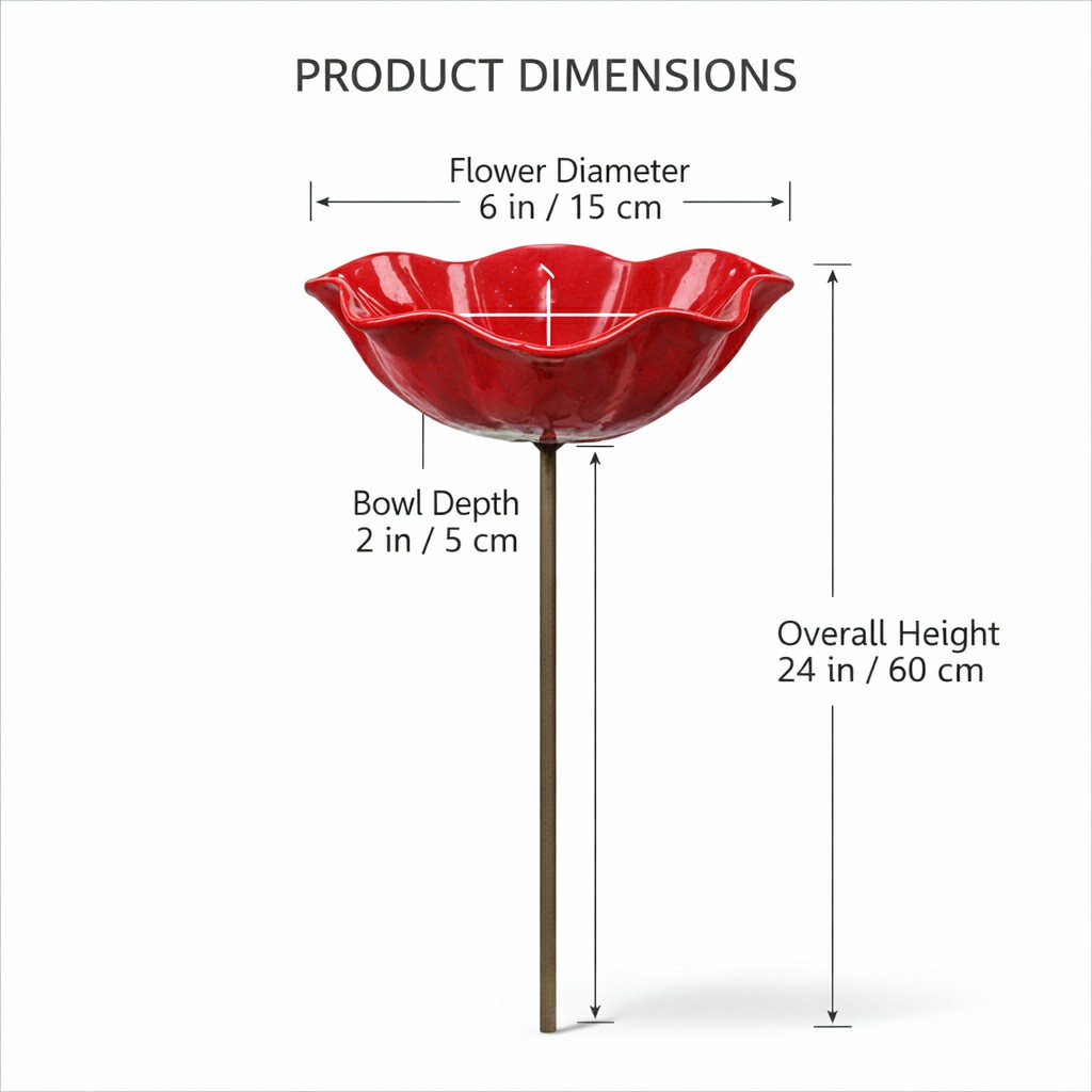 🔥50% Off🔥--Handmade Metal Flower Garden Staket🐦