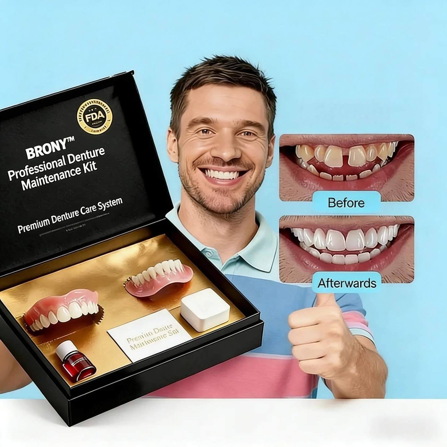 Today only: 70% off! Custom-made, fully functional dentures to boost your confidence.