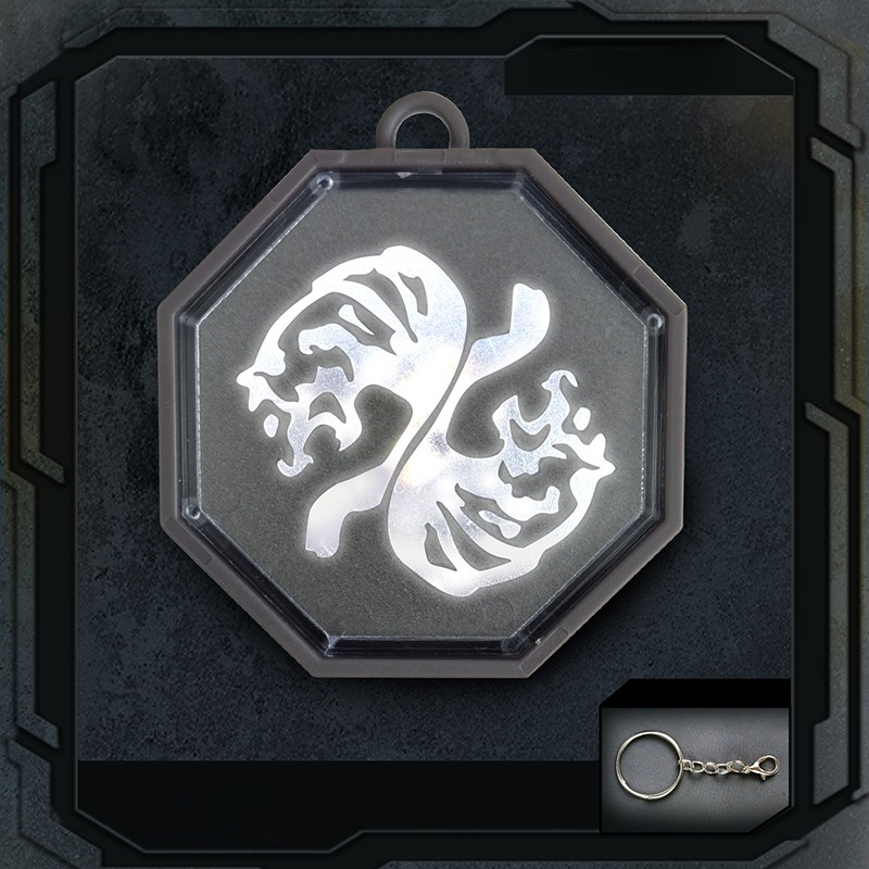 Jackie Chan Adventures Complete Talisman Collection, 12 Removable Talismans with Light Up Effect, Durable PETG, Battery Replaceable