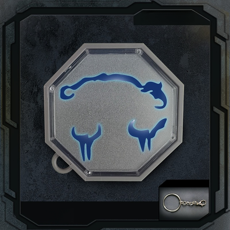 Jackie Chan Adventures Complete Talisman Collection, 12 Removable Talismans with Light Up Effect, Durable PETG, Battery Replaceable