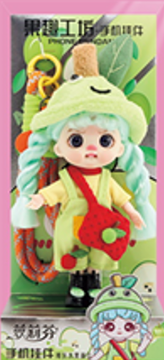 LUOLIFEN DOLL - CUTE FRUIT DOLL - TRENDY DOLLS - PHONE PENDANT