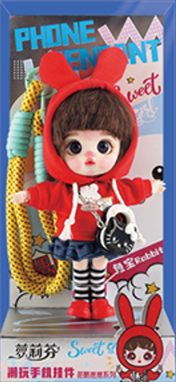 LUOLIFEN DOLL - SWEET COOL BABY - TRENDY DOLLS - PHONE PENDANT