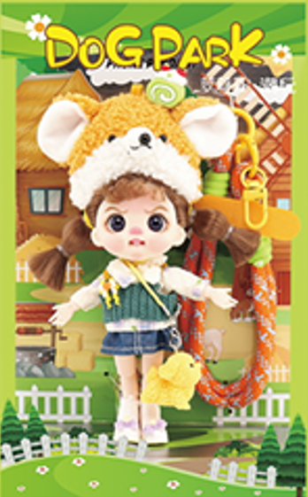 LUOLIFEN DOLL - DOG PARK - TRENDY DOLLS - PHONE PENDANT