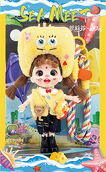 LUOLIFEN DOLL - SEA DOLL - TRENDY DOLLS - PHONE PENDANT