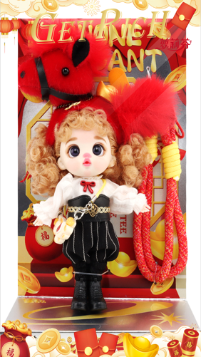 5、LUOLIFEN DOLL - GET RICH IMMEDIATELY - TRENDY DOLLS - PHONE PENDANT
