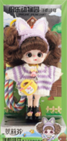 LUOLIFEN DOLL - KNITTING FUN ZOO - TRENDY DOLLS - PHONE PENDANT