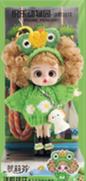 LUOLIFEN DOLL - KNITTING FUN ZOO - TRENDY DOLLS - PHONE PENDANT