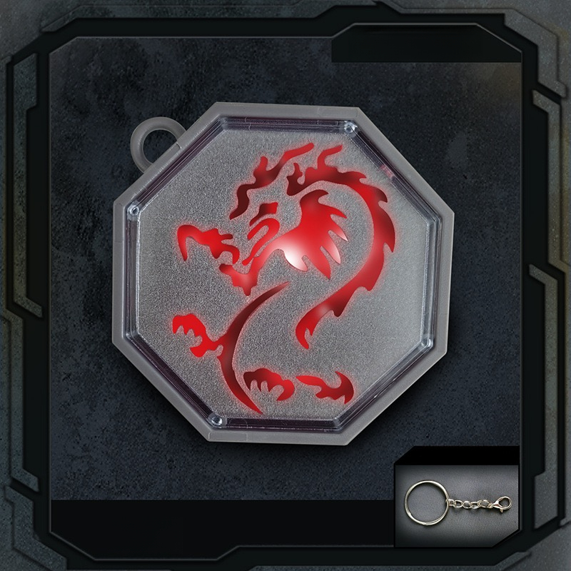 Jackie Chan Adventures Complete Talisman Collection, 12 Removable Talismans with Light Up Effect, Durable PETG, Battery Replaceable