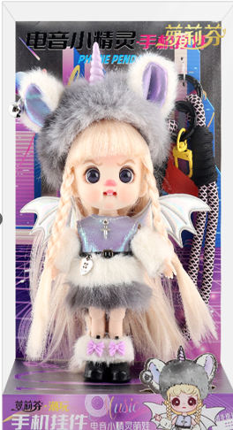 6、LUOLIFEN DOLL - LITTLE DEVIL - TRENDY DOLLS - PHONE PENDANT