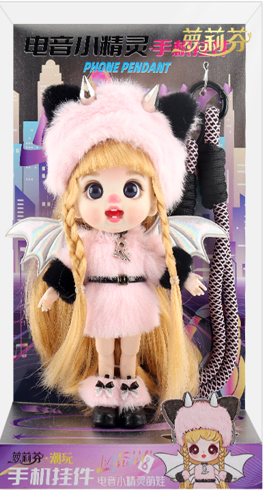 6、LUOLIFEN DOLL - LITTLE DEVIL - TRENDY DOLLS - PHONE PENDANT