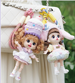 LUOLIFEN DOLL CAKE WORKSHOP TRENDY DOLLS - PHONE PENDANT -