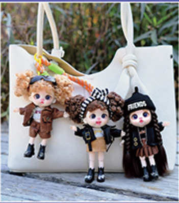 LUOLIFEN DOLL - TRENDY COOL HOT GIRL - TRENDY DOLLS - PHONE PENDANT
