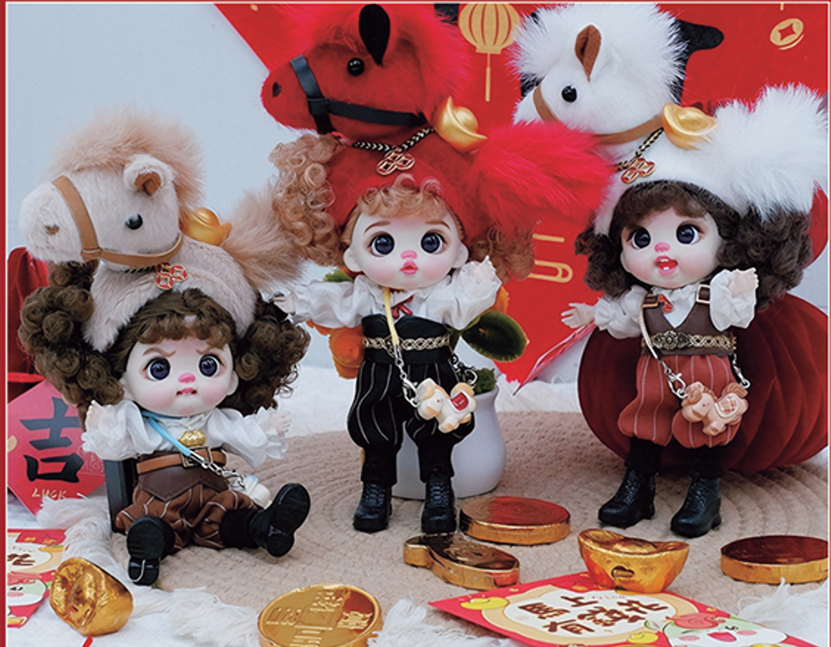LUOLIFEN DOLL - GET RICH IMMEDIATELY - TRENDY DOLLS - PHONE PENDANT