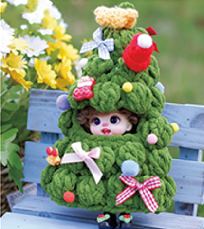 LUOLIFEN DOLL - CHRISTMAS ELF TREE - TRENDY DOLLS - PHONE PENDANT