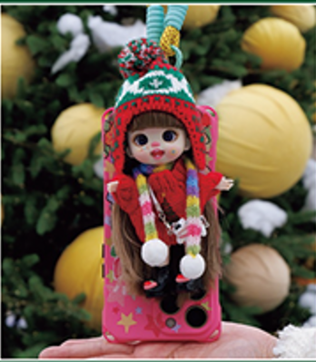 LUOLIFEN DOLL - CUTE COLORFUL KNITTED DOLL - TRENDY DOLLS - PHONE PENDANT