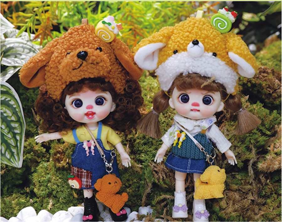 LUOLIFEN DOLL - DOG PARK - TRENDY DOLLS - PHONE PENDANT